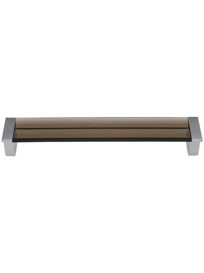 Positano Smoke Acrylic Cabinet Pull - 6 1/4 inch.